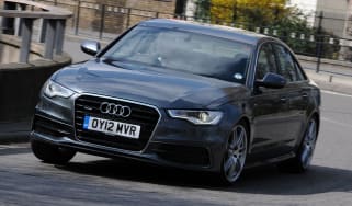 Audi A6 BiTDI S line front cornering