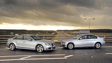 BMW 316d vs Audi A4 TDIe