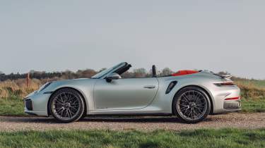 Porsche 911 Turbo S Cabriolet - roof down