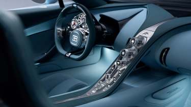 Bugatti Tourbillon - interior detail