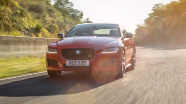 On track with a Jaguar XE