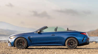 Mercedes-AMG CLE 53 Cabriolet - side roof open