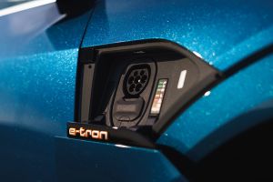 Audi e-tron - charging port