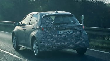 Toyota Aygo 2021 spy - rear