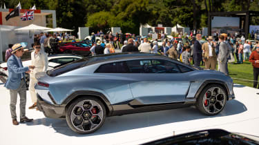 Lamborghini Lanzador concept Monterey Car Week rear