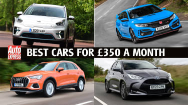 Best new cars for under £350 per month