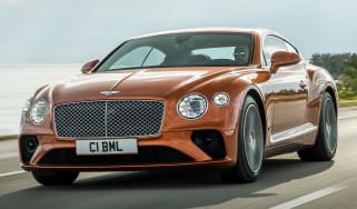 Bentley Continental GT V8 - coupe front tracking