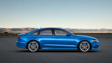 Audi A6 facelift - side profile
