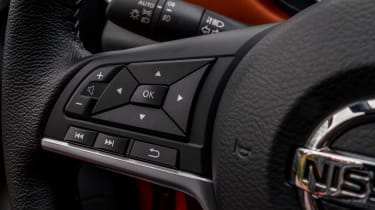 New Nissan Micra - steering wheel detail