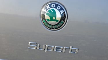 Skoda Superb badge