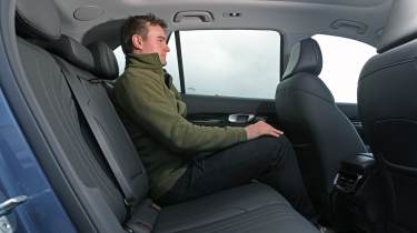 Alastair Crooks sat in the Geely Starray