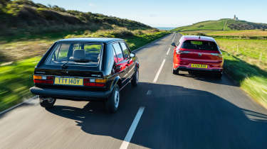 Volkswagen Golf GTI Mk1 and Mk8 - rear tracking