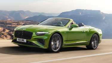 New Bentley Continental GTC Speed - front action
