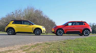 Renault 5 and Nissan Micra - face-to-face static