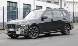 BMW X7 facelift spy - front