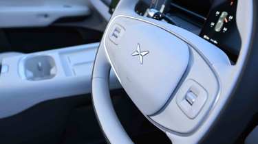 XPeng G6 - steering wheel detail 