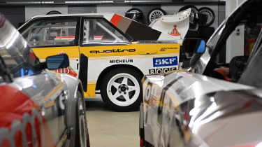 Audi Sport - quattro rally car - close up