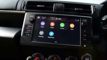 Toyota GR86 - infotainment screen