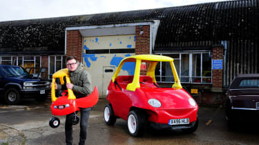 Cosy Coupe replica in toy car