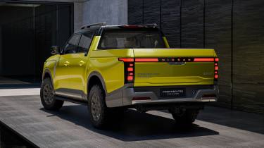 Nissan Frontier Pro hybrid - rear 3/4