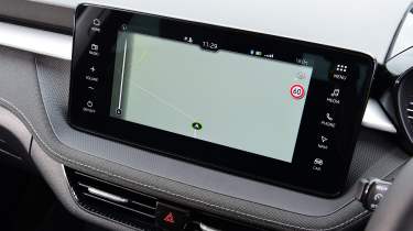 Skoda Fabia - infotainment screen