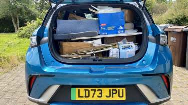 BYD Dolphin - a boot full of items 