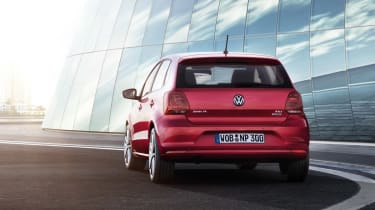 Volkswagen Polo 2014 rear red