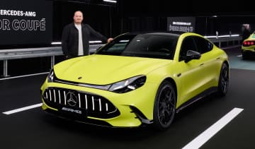 Ellis Hyde with the Mercedes-AMG GT 4-Door Coupe
