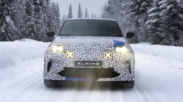 Alpine A290 testing - front