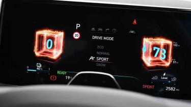 Hyundai Inster - instrument cluster, sport mode