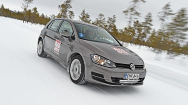 Winter tyre test - snow