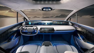 Aehra SUV - interior (blue lighting)