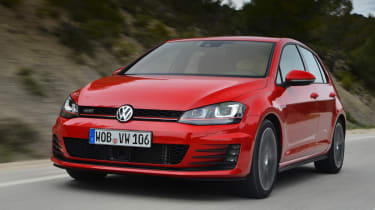 VW Golf GTI Performance Pack front tracking