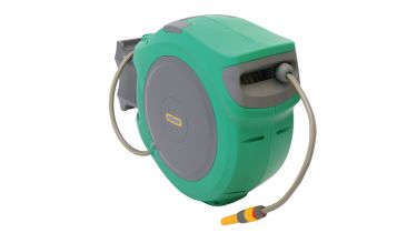 Hozelock Tricoflex 2595 7600 Autoreel 40 M - Avvolgitubo Automatico Parete - Limited Edition Grigio Antracite