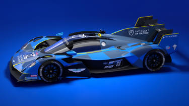 Aston Martin Valkyrie AMR-LMH - side blue