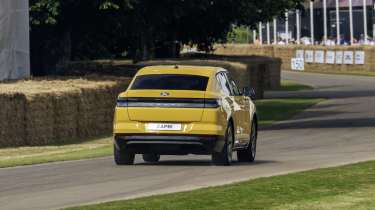 New Ford Capri - rear cornering 