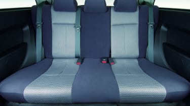 Proton Satria Neo hatchback rear seats
