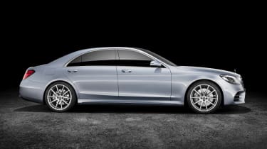 New Mercedes S-Class - side studio