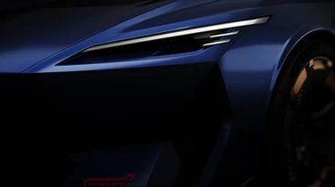 New Subaru Performance E-STI teaser - front