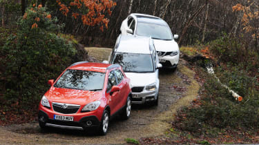 Skoda Yeti vs rivals off road