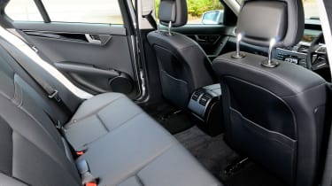 Mercedes C-Class rear seats