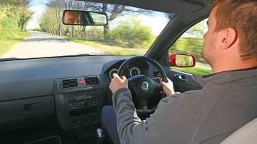 Skoda Fabia 130 - Fabia vRS driving