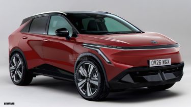 Nissan Qashqai electric render Avarvarii - front 3/4