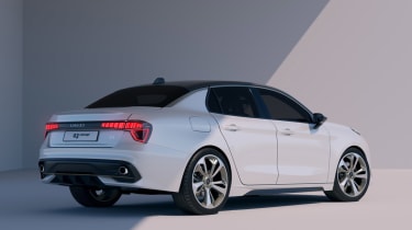 lynk and Co 03 concept saloon car rear