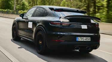 Porsche Cayenne Coupe prototype - rear action