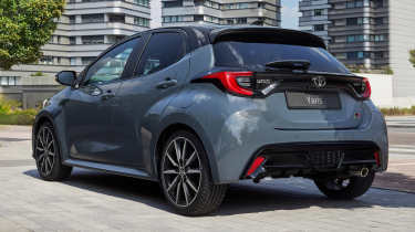 2025 Toyota Yaris GR Sport - static rear 3/4