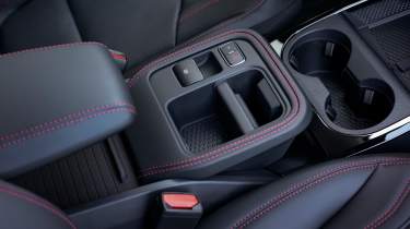 2025 Mustang Mach E - cupholder and armrest