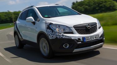 Vauxhall Mokka front cornering