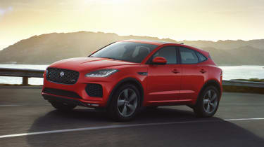 Jaguar E-Pace Chequered Flag Edition - front action