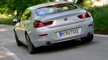 BMW 640i Gran Coupe rear tracking